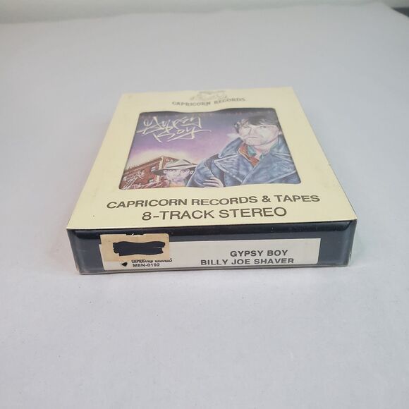 Gypsy Boy Billy Joe Shaver 8 Track Music Cartridge Capricorn Records 1977 SEALED - Picture 5 of 11
